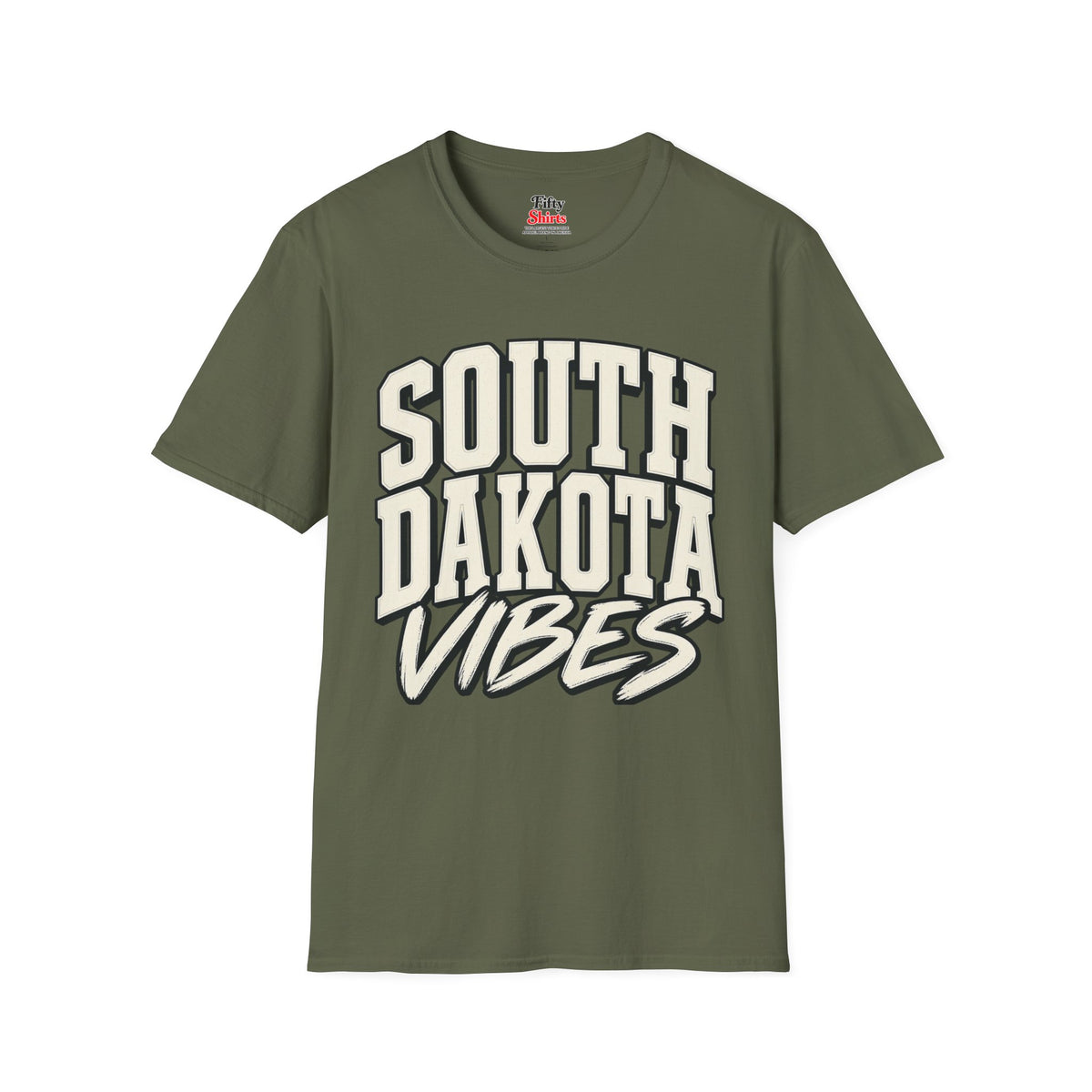 South Dakota Vibes Unisex Softstyle T Shirt State Name Graphic Tee