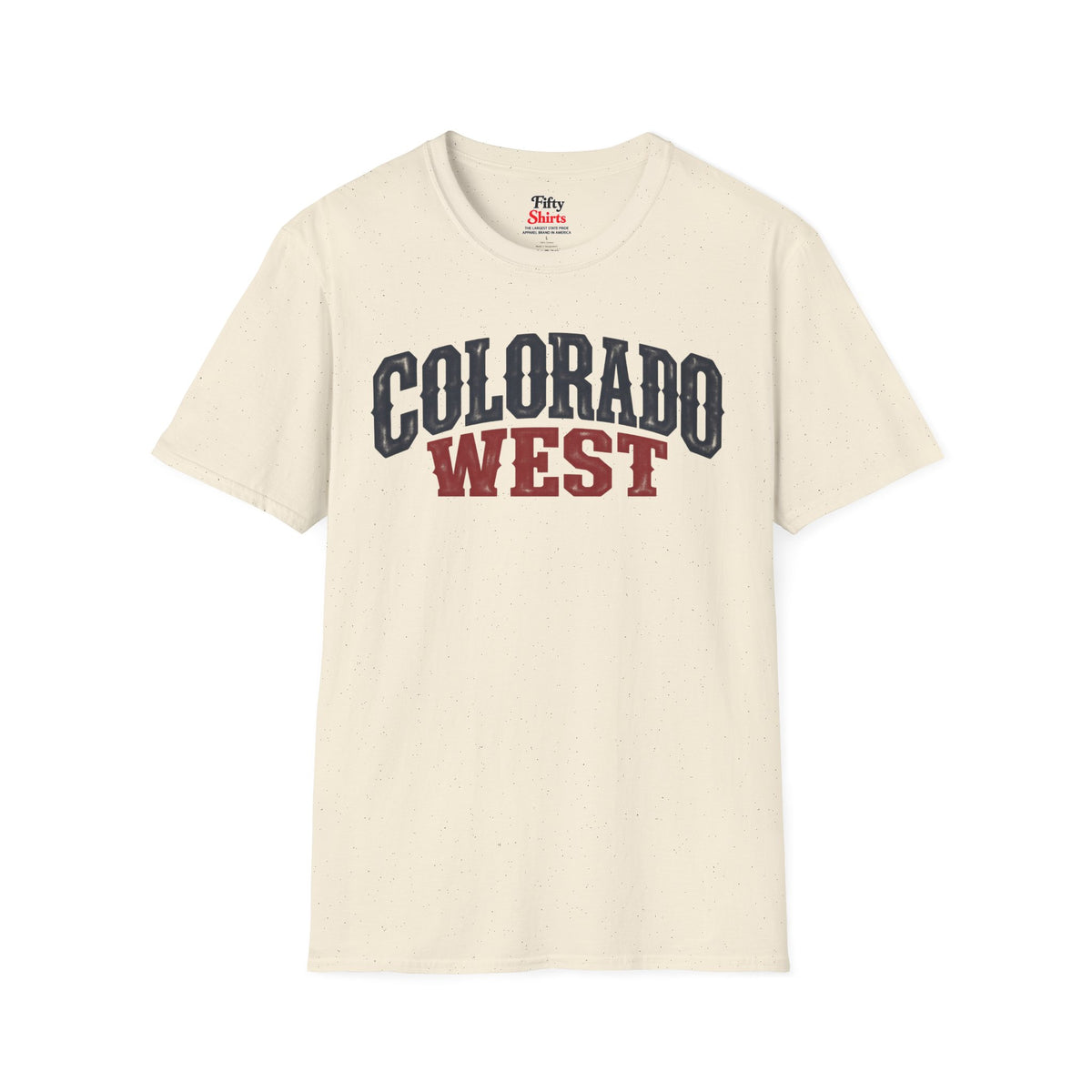Colorado West Unisex Softstyle T Shirt State Name Graphic Tee