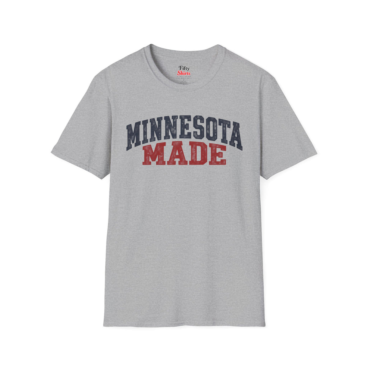 Minnesota Made Unisex Softstyle T Shirt State Name Graphic Tee