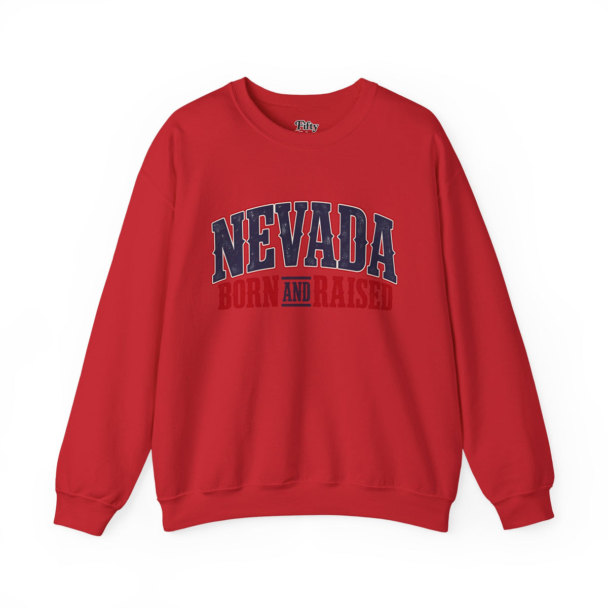 Nevada Born and Raised Premium Western Heritage Unisex Sweatshirt Graphic