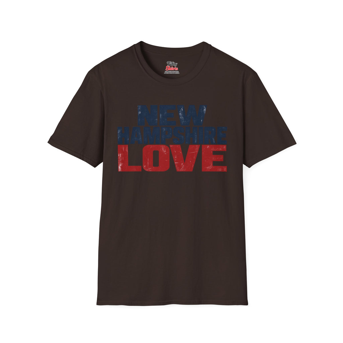 New Hampshire Love Unisex Softstyle T Shirt State Name Graphic Tee