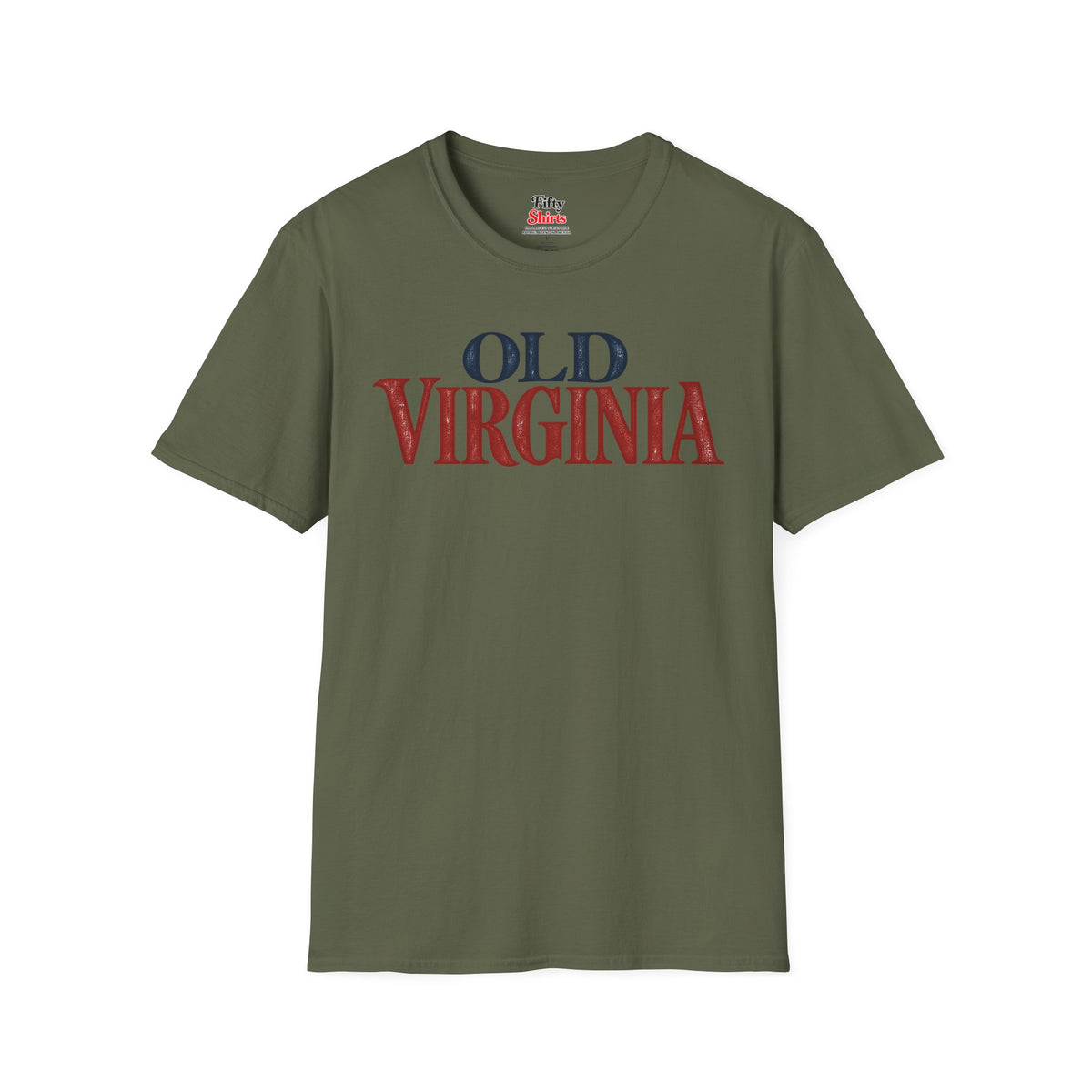 Old Virginia Unisex Softstyle T Shirt State Name Graphic Tee
