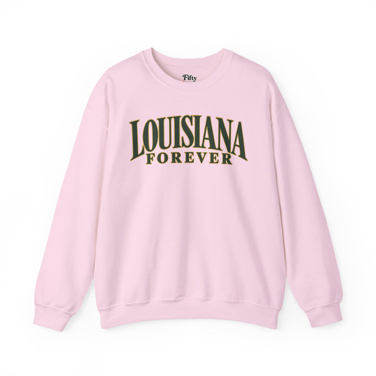 Louisiana Forever Unisex Crewneck Sweatshirt State Name Graphic