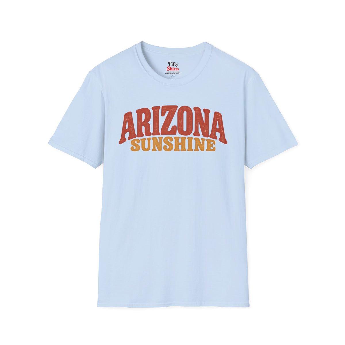 Arizona Sunshine Unisex Softstyle T Shirt State Name Graphic Tee