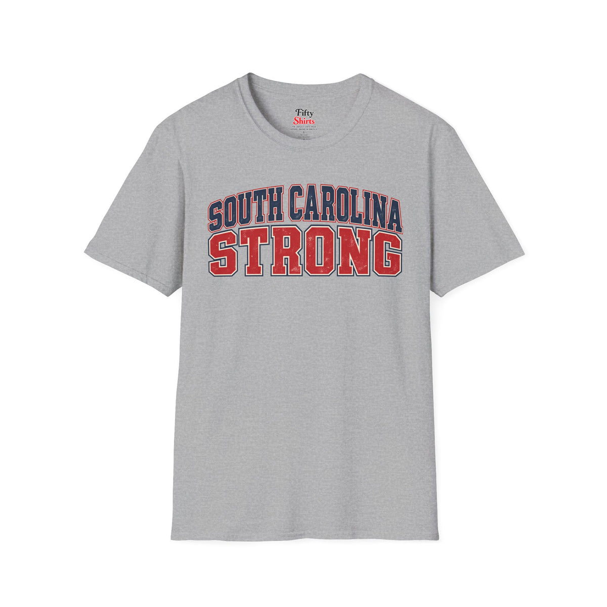 South Carolina Strong Unisex Softstyle T Shirt State Name Graphic Tee