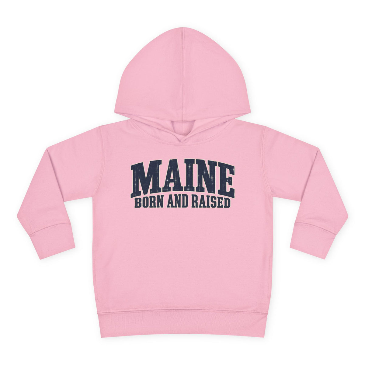 Maine Born and Raised Coastal Heritage Unisex Toddler Pullover Fleece Hoodie
