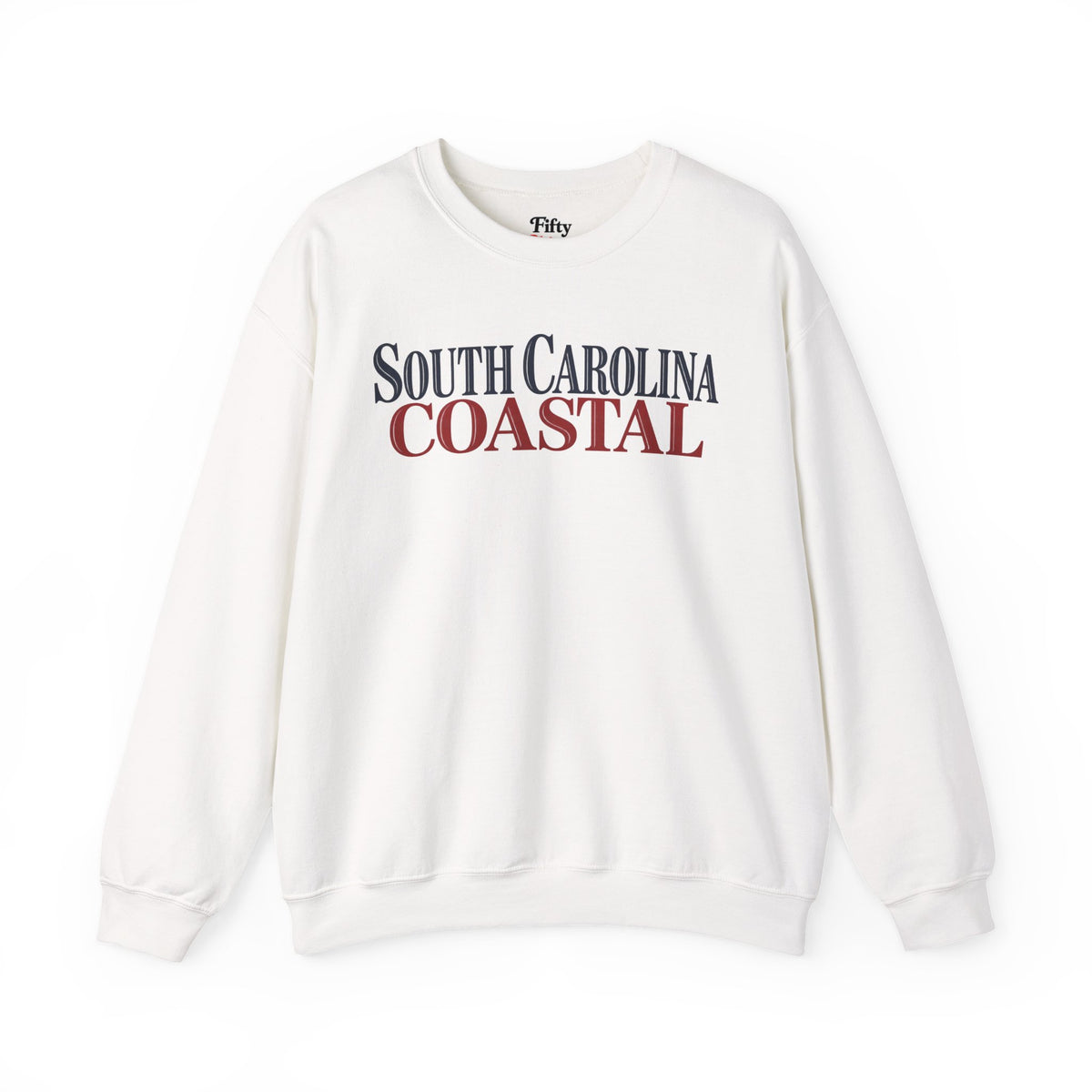 South Carolina Coastal Unisex Crewneck Sweatshirt State Name Graphic
