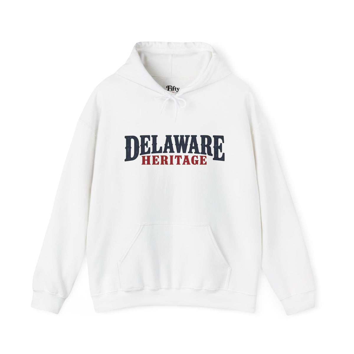 Delaware Heritage Unisex Hoodie State Name Graphic
