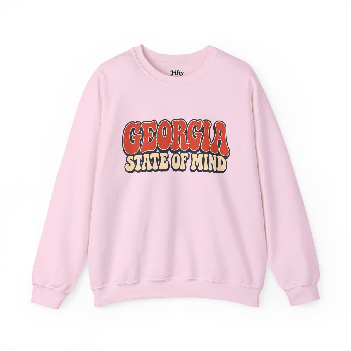 Georgia State of Mind Unisex Crewneck Sweatshirt State Name Graphic