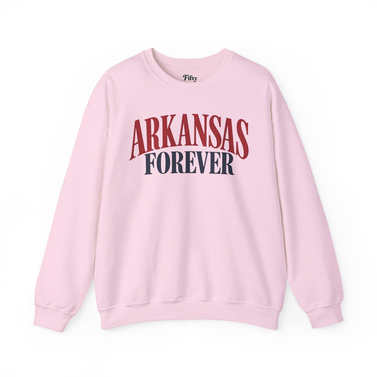 Arkansas Forever Unisex Crewneck Sweatshirt State Name Graphic