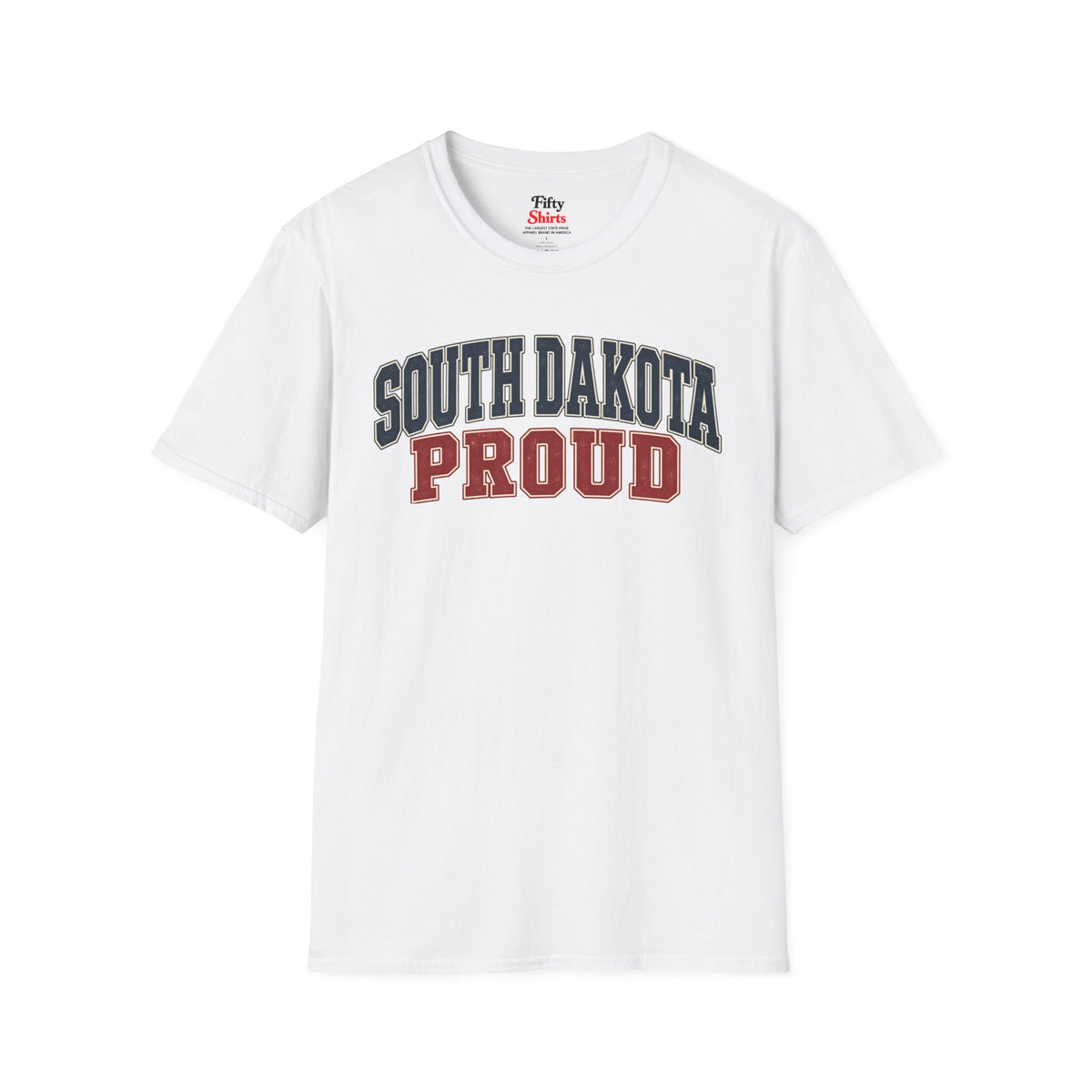 South Dakota Proud Unisex Softstyle T Shirt State Name Graphic Tee