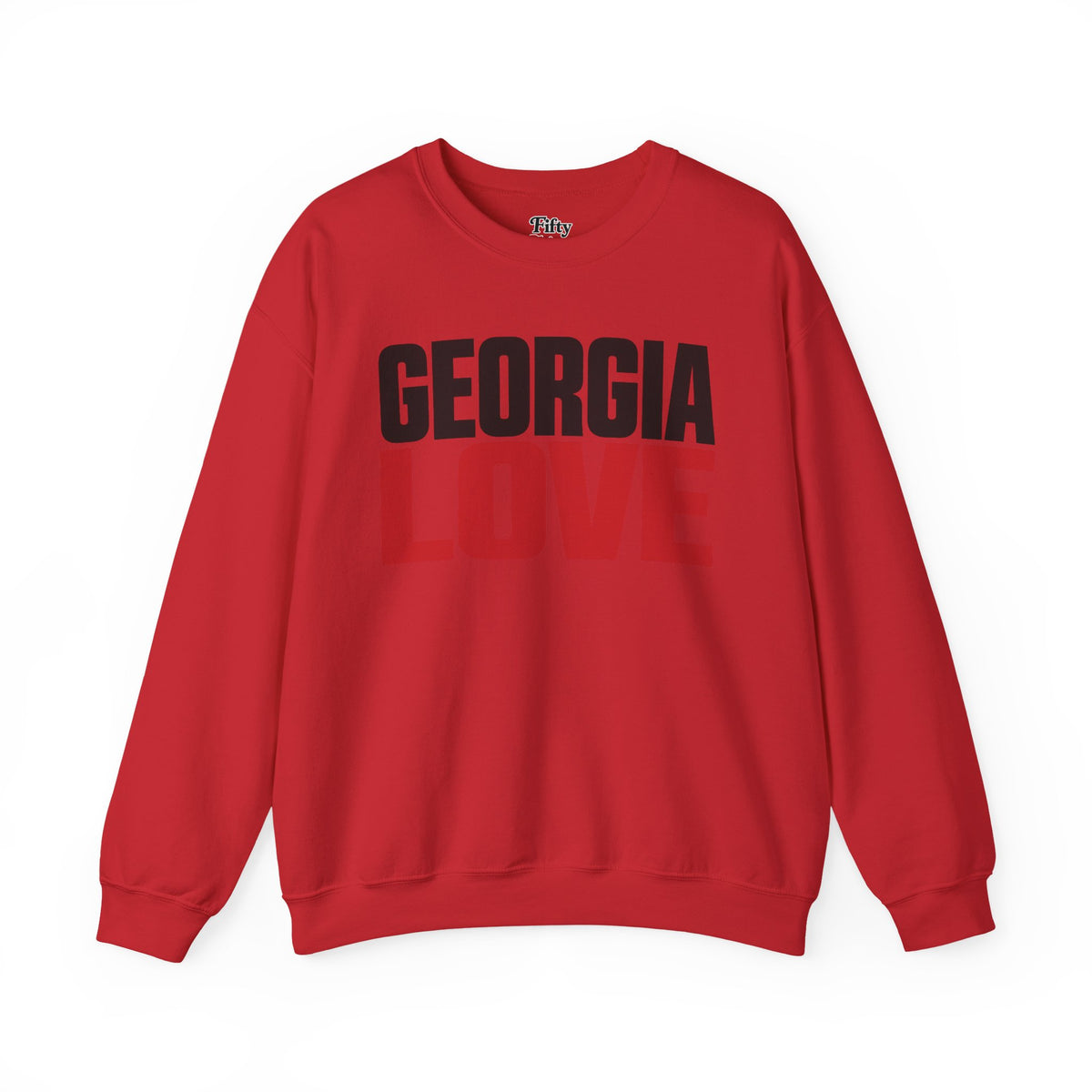 Georgia Love Unisex Crewneck Sweatshirt State Name Graphic
