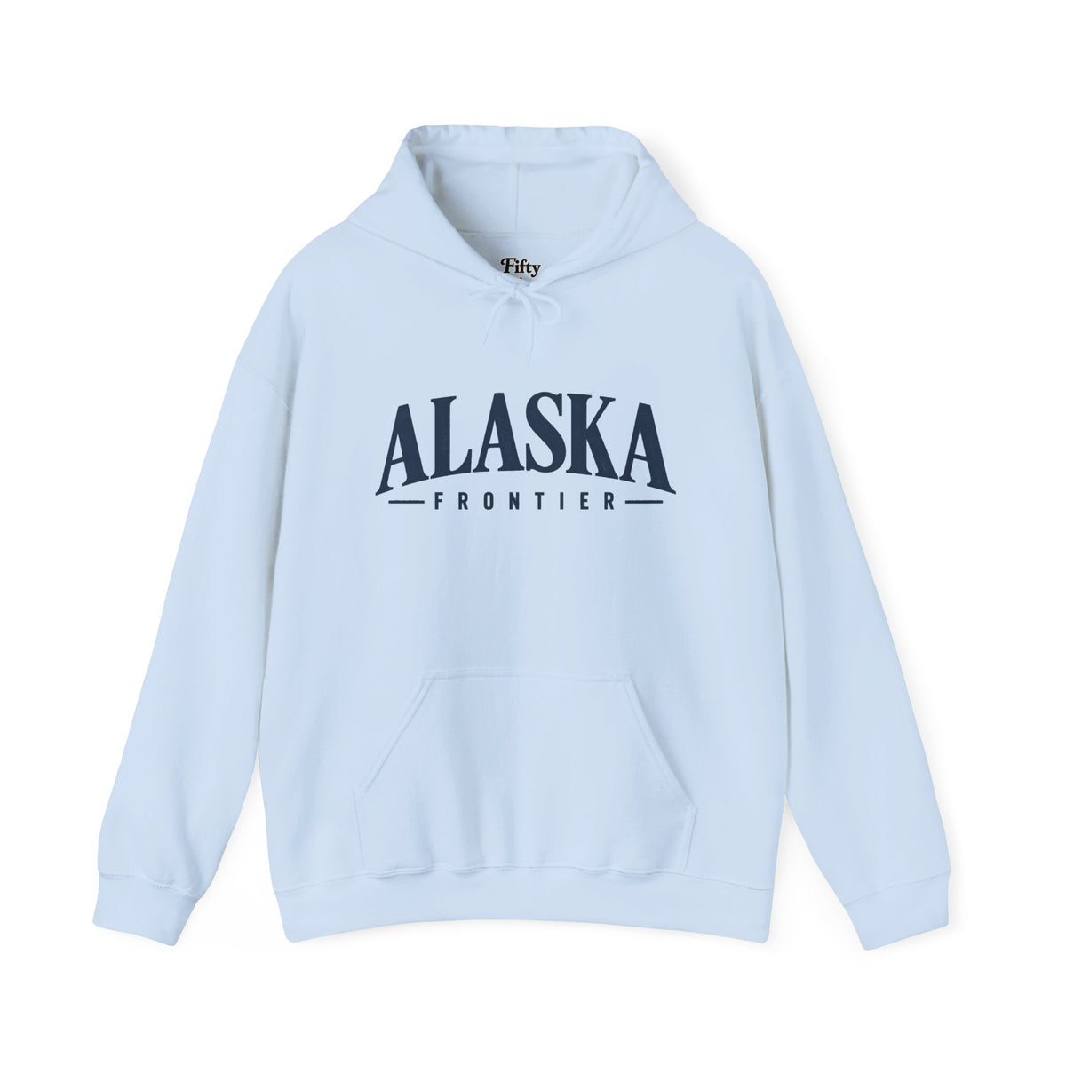 Alaska Frontier Unisex Hoodie State Name Graphic