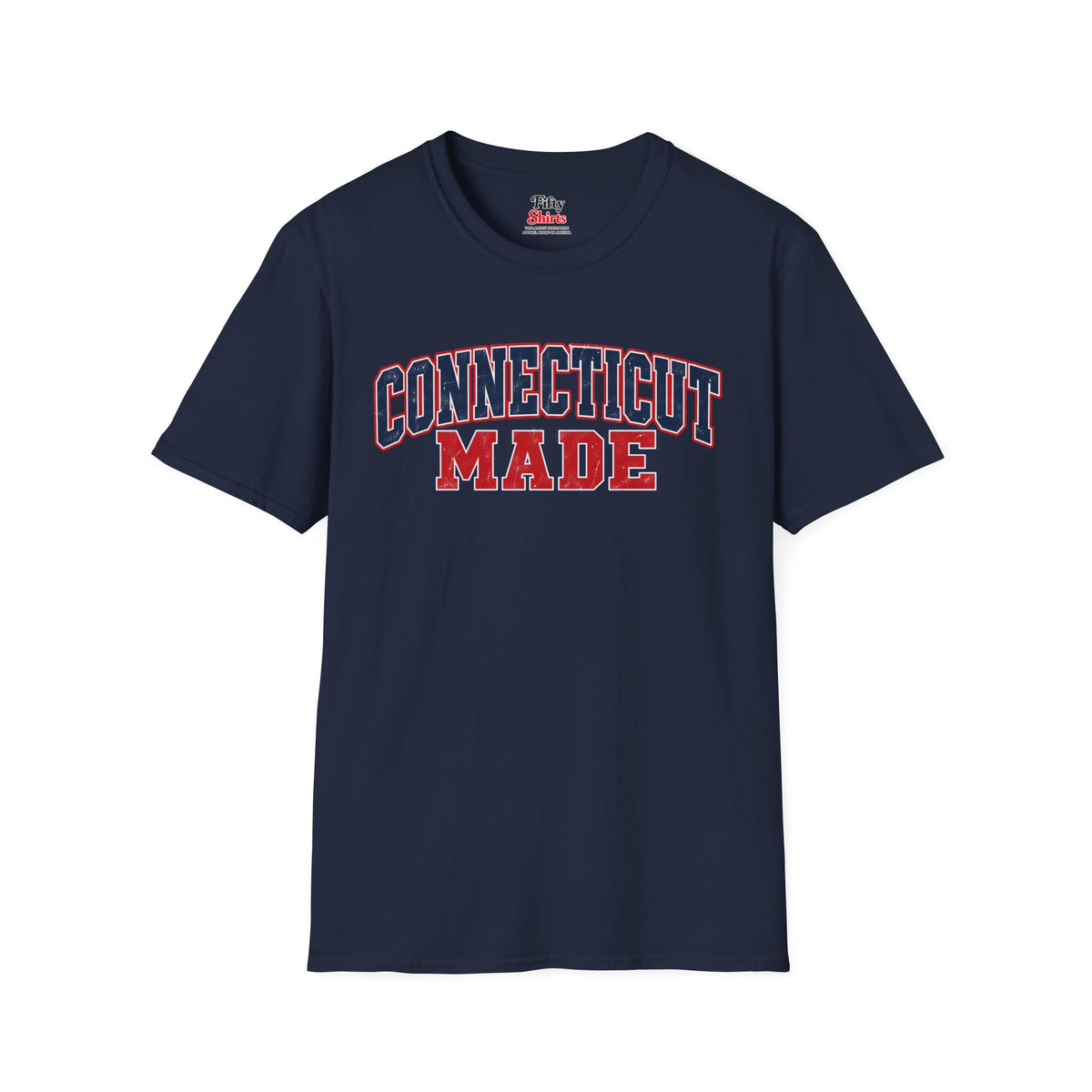 Connecticut Made Unisex Softstyle T Shirt State Name Graphic Tee