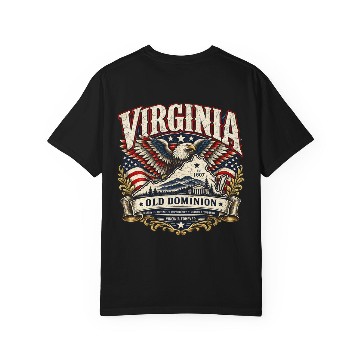 Virginia Old Dominion Unisex Comfort Color 1717 Streetwear Graphic Tee