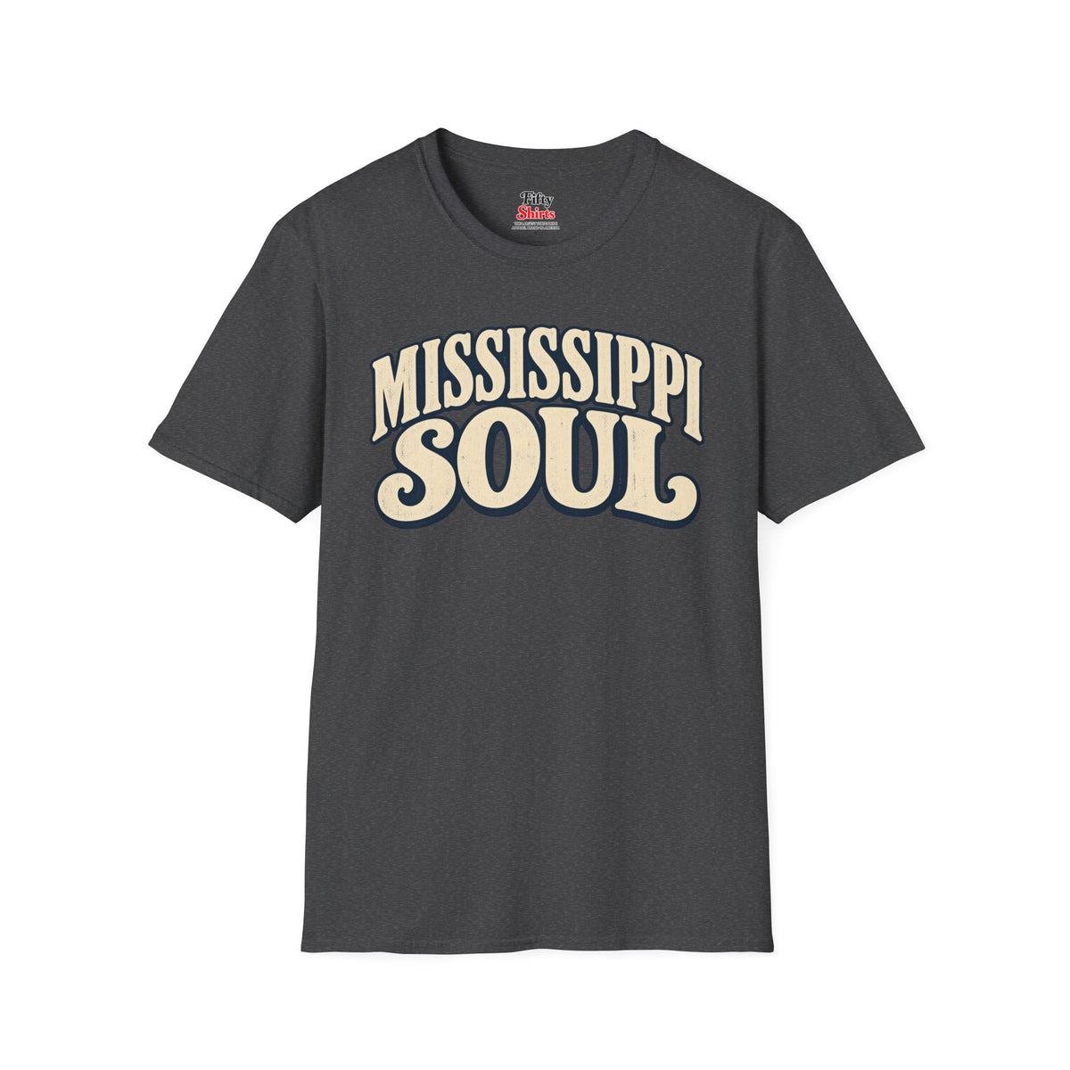 Mississippi Soul Unisex Softstyle T Shirt State Name Graphic Tee