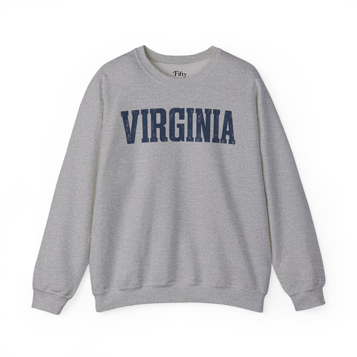 Virginia Unisex Crewneck Sweatshirt State Name Graphic