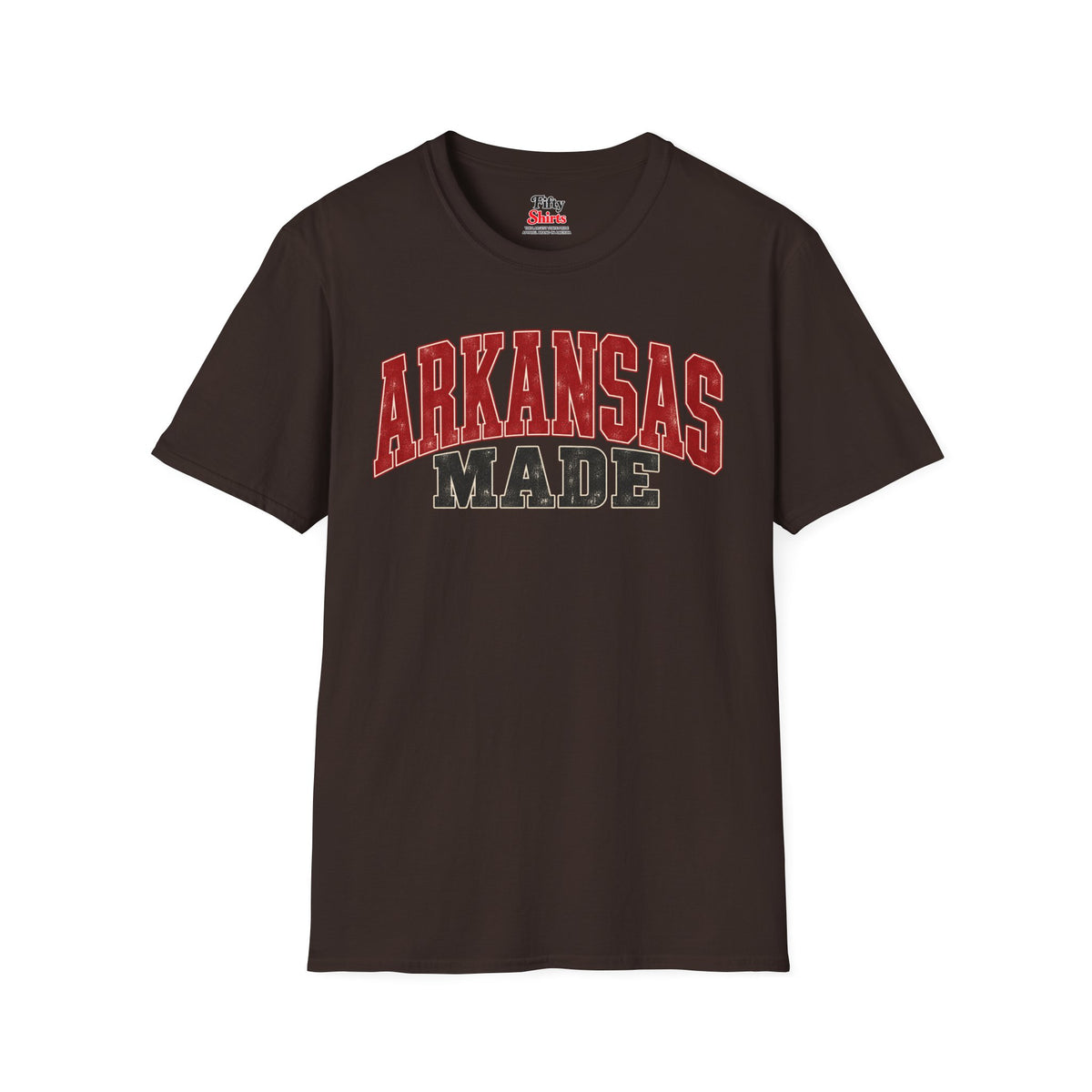 Arkansas Made Unisex Softstyle T Shirt State Name Graphic Tee