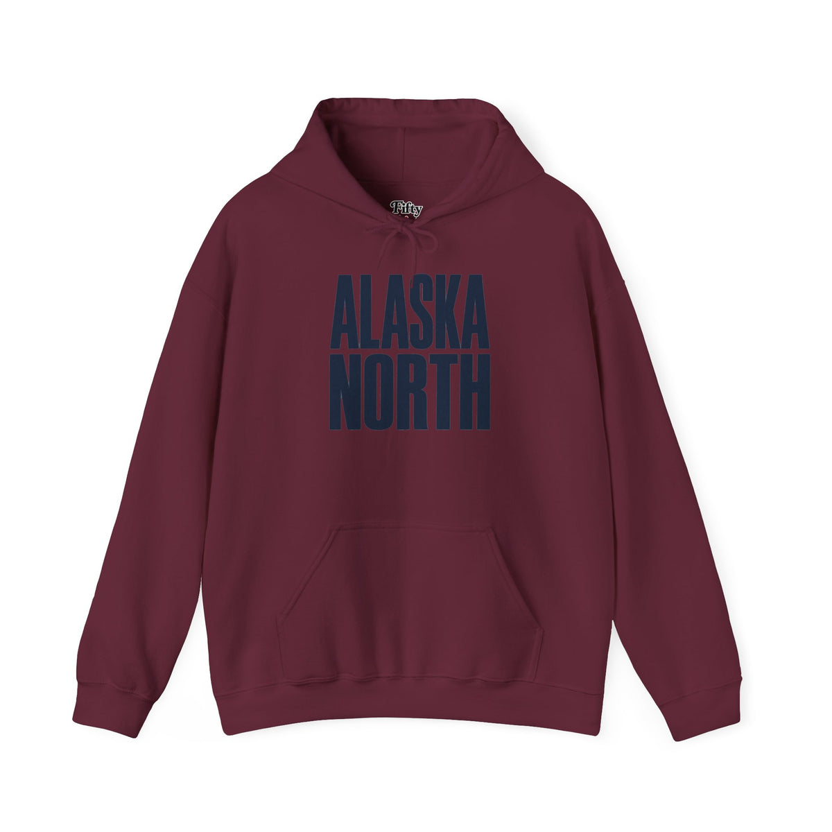 Alaska North Unisex Hoodie State Name Graphic