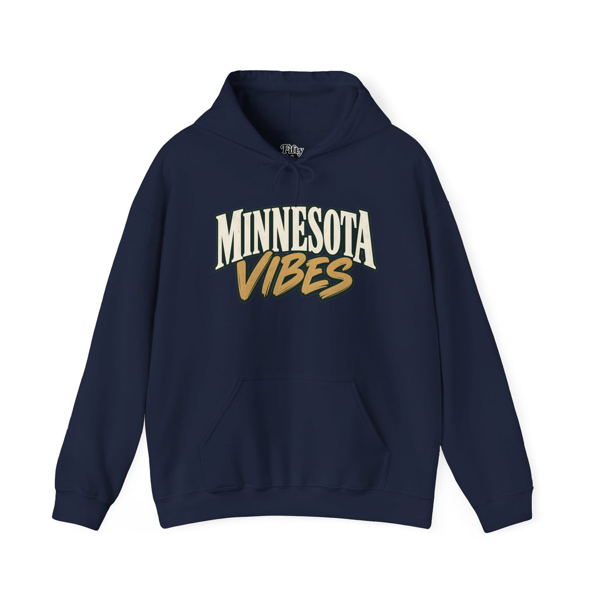 Minnesota Vibes Unisex Hoodie State Name Graphic
