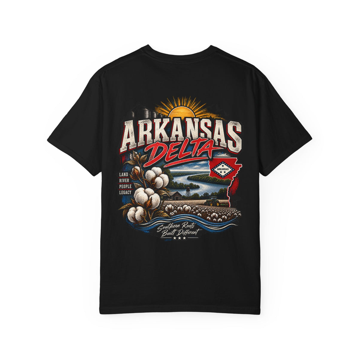 Arkansas Delta Streetwear Unisex Comfort Color 1717 Streetwear Graphic Tee