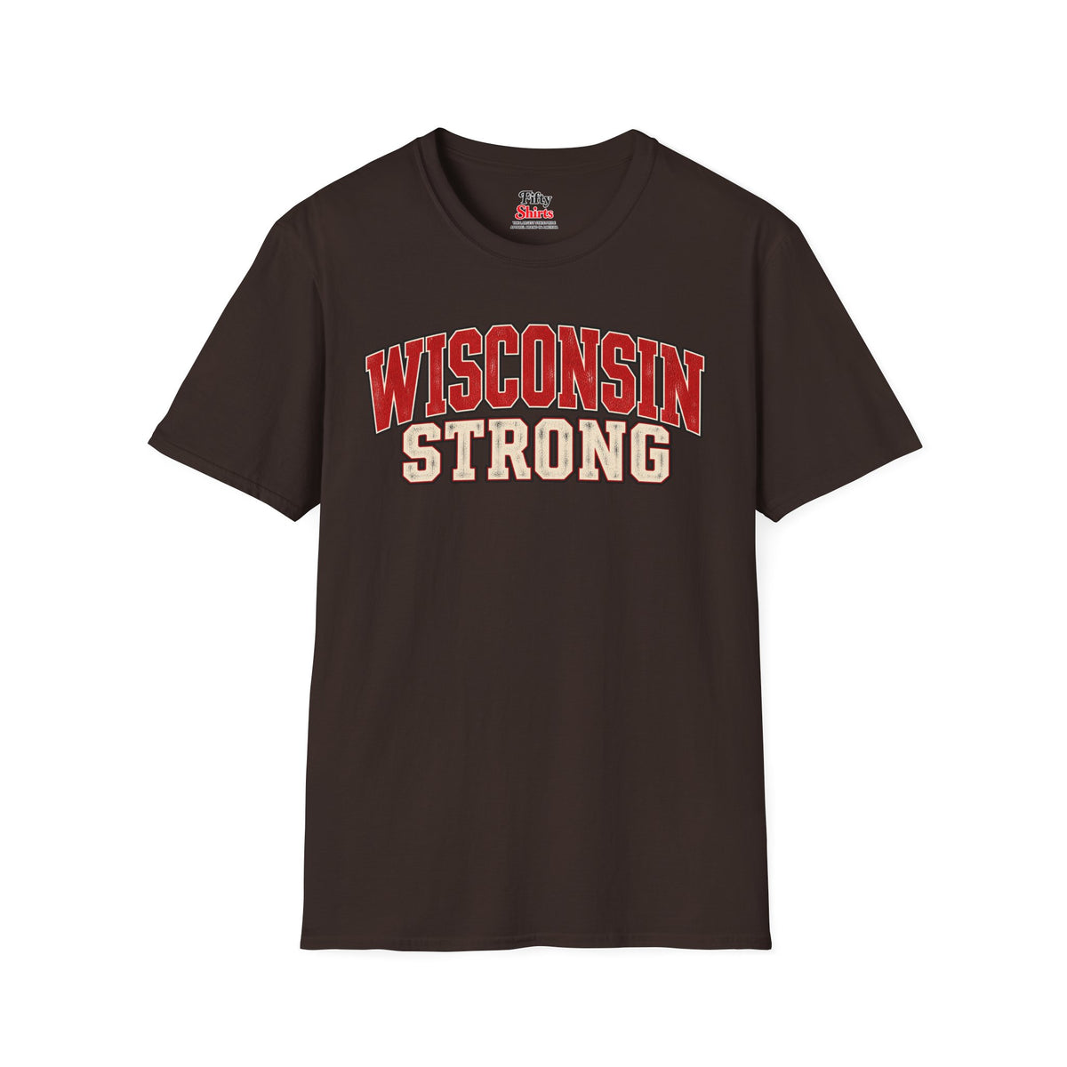 Wisconsin Strong Unisex Softstyle T Shirt State Name Graphic Tee