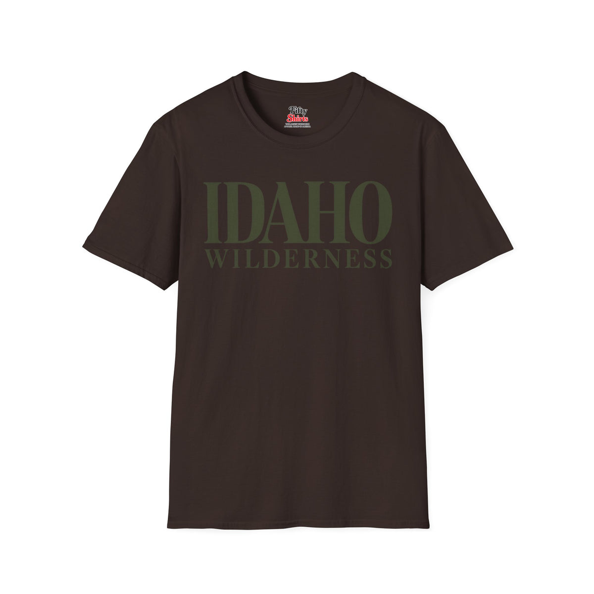 Idaho Wilderness Unisex Softstyle T Shirt State Name Graphic Tee