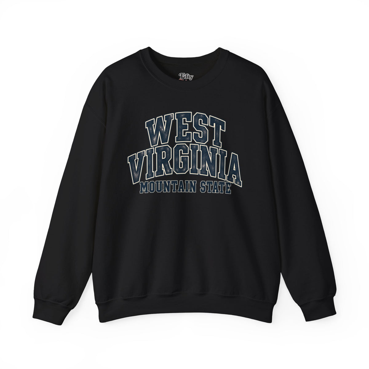 West Virginia Mountain State Unisex Crewneck Sweatshirt State Name Graphic