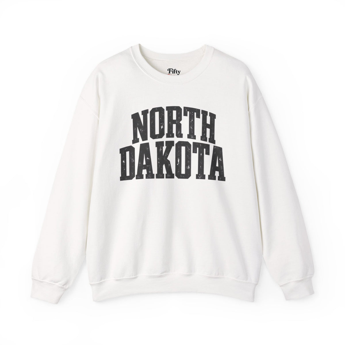 North Dakota Unisex Crewneck Sweatshirt State Name Graphic