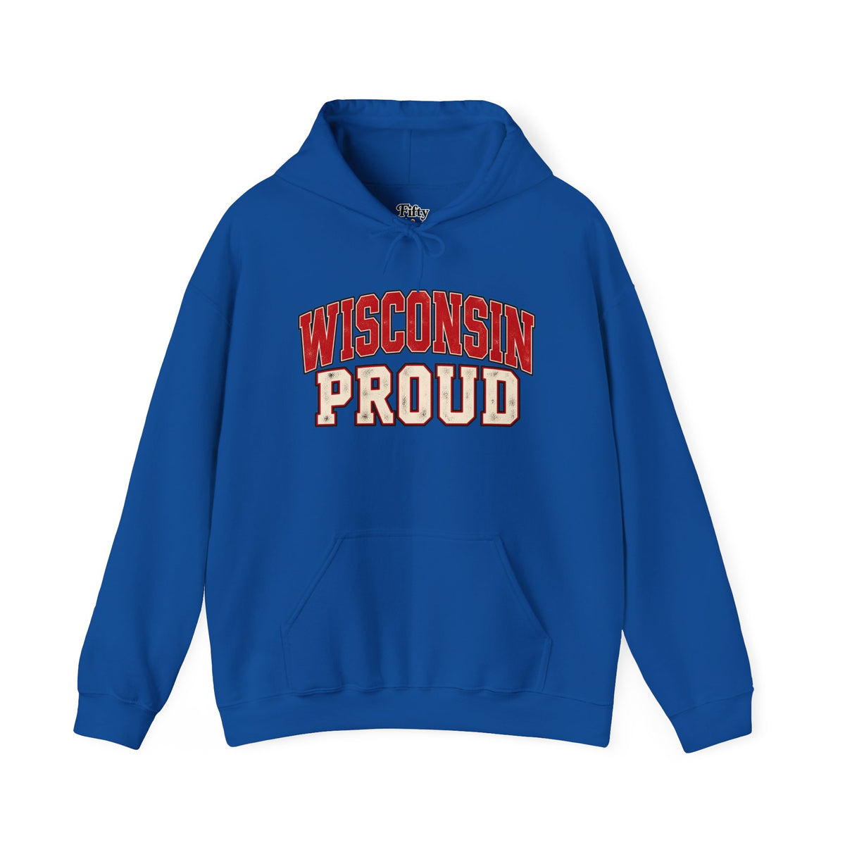 Wisconsin Proud Unisex Hoodie State Name Graphic