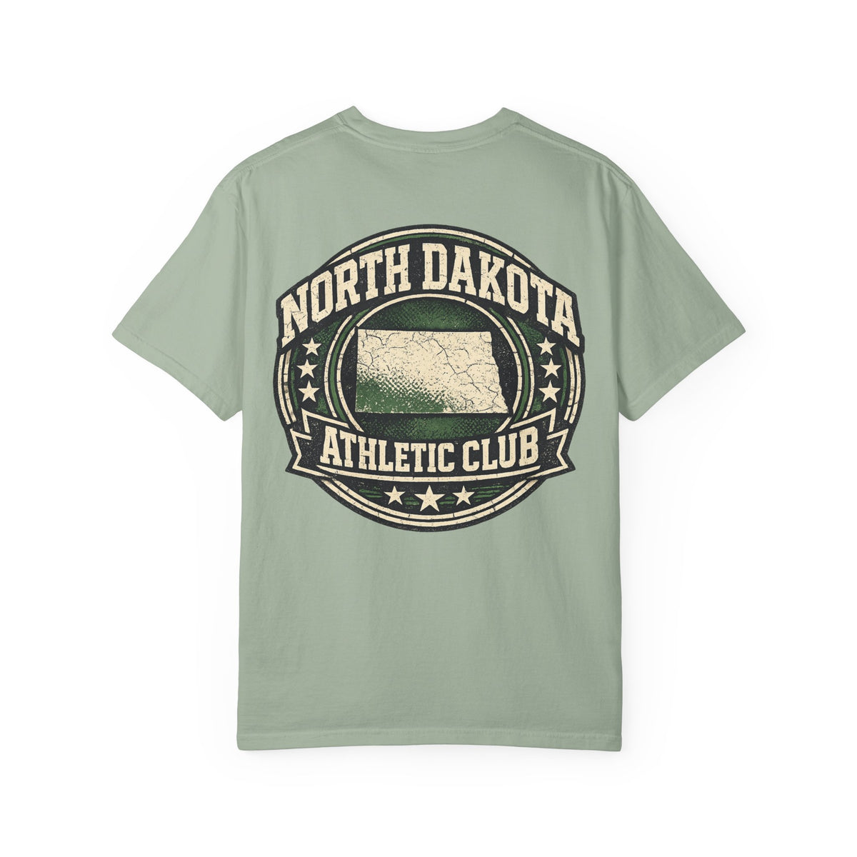 North Dakota Athletic Club Unisex Comfort Color 1717 Streetwear Graphic Tee