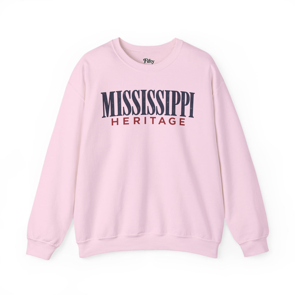 Mississippi Heritage Unisex Crewneck Sweatshirt State Name Graphic