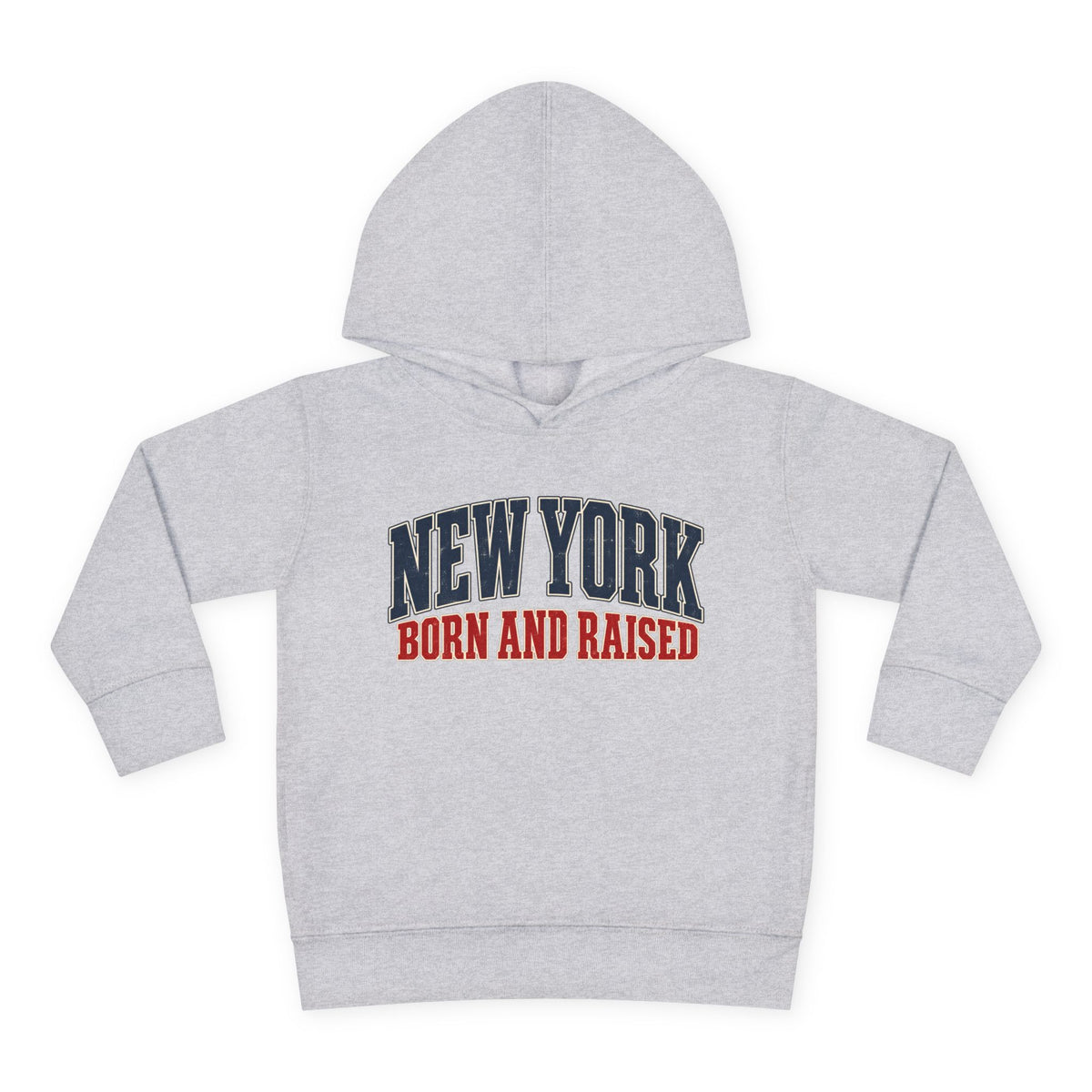 New York Born and Raised Classic Heritage Unisex Toddler Pullover Fleece Hoodie Graphic