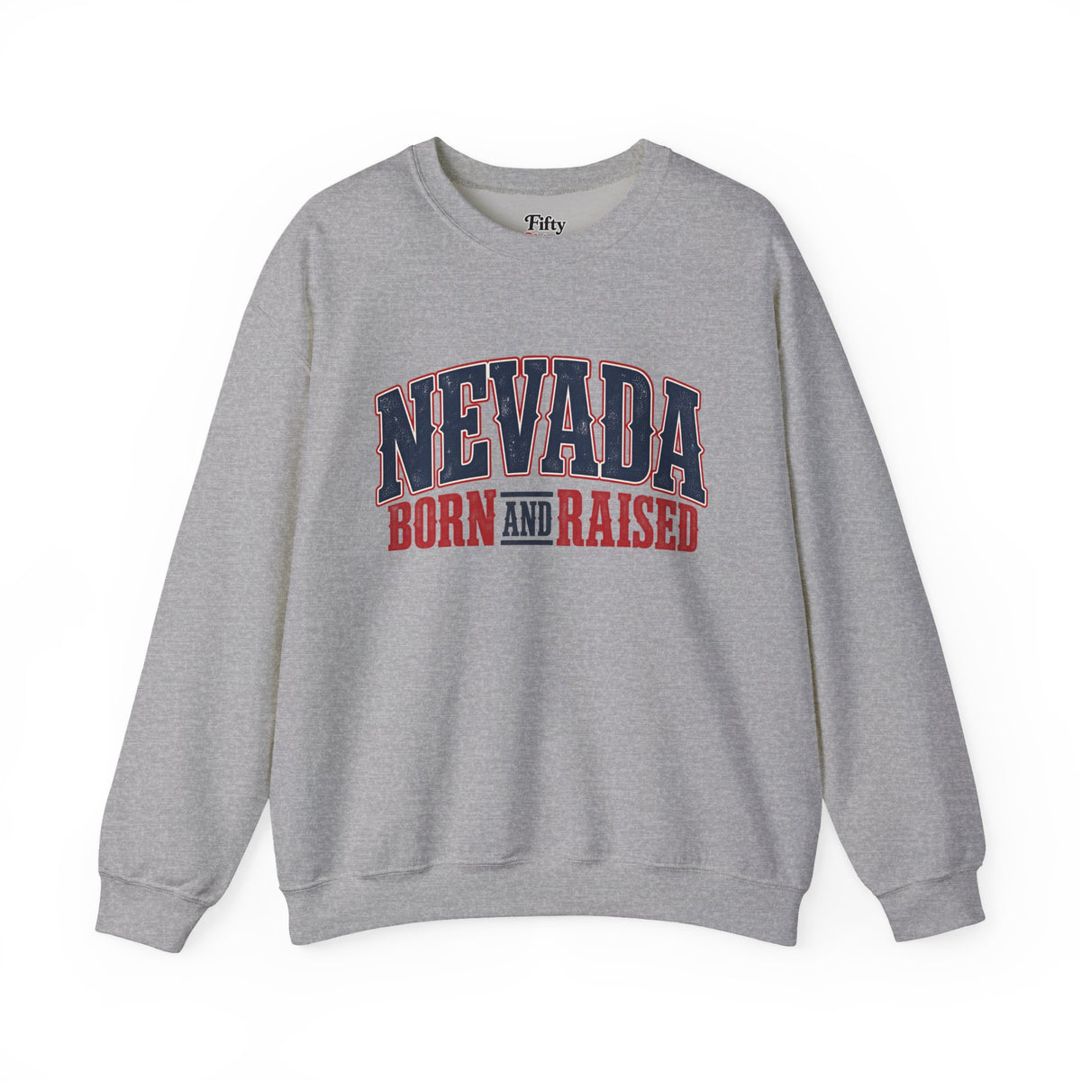 Nevada Born and Raised Premium Western Heritage Unisex Sweatshirt Graphic