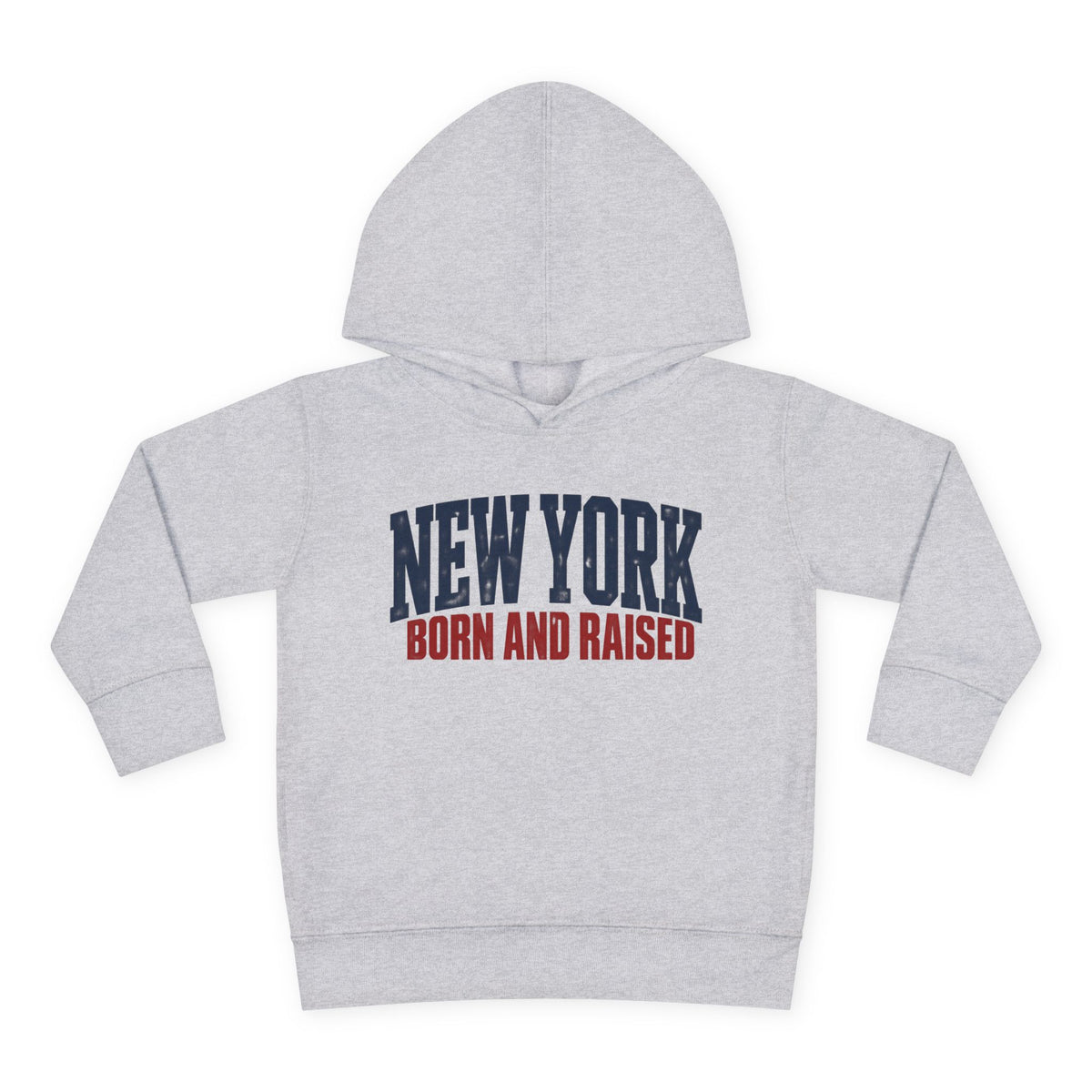 New York Born and Raised Premium Northeast Streetwear Unisex Toddler Pullover Fleece Hoodie Graphic