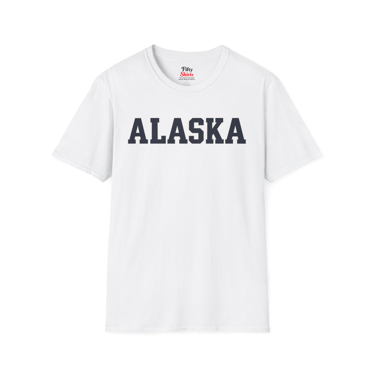 Alaska Unisex Softstyle T Shirt State Name Graphic Tee