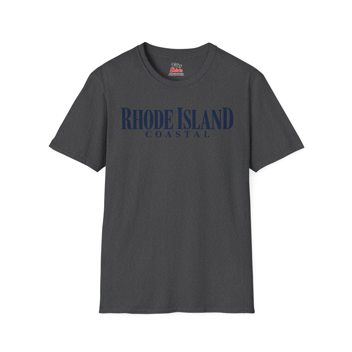 Rhode Island Coastal Unisex Softstyle T Shirt State Name Graphic Tee