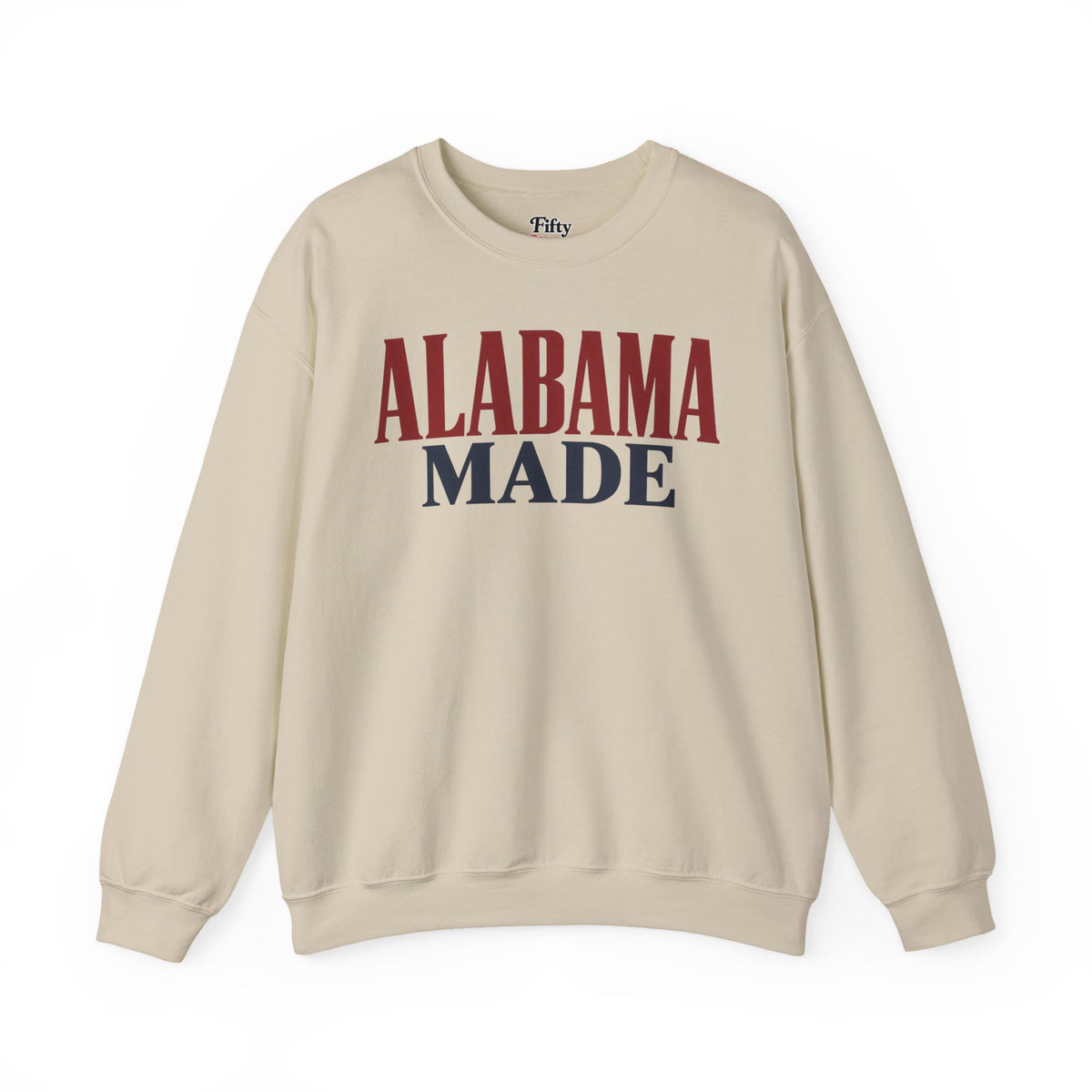 Alabama Made Unisex Crewneck Sweatshirt State Name Graphic