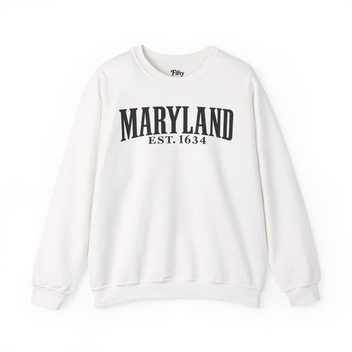 Maryland Est 1634 Unisex Crewneck Sweatshirt State Name Graphic
