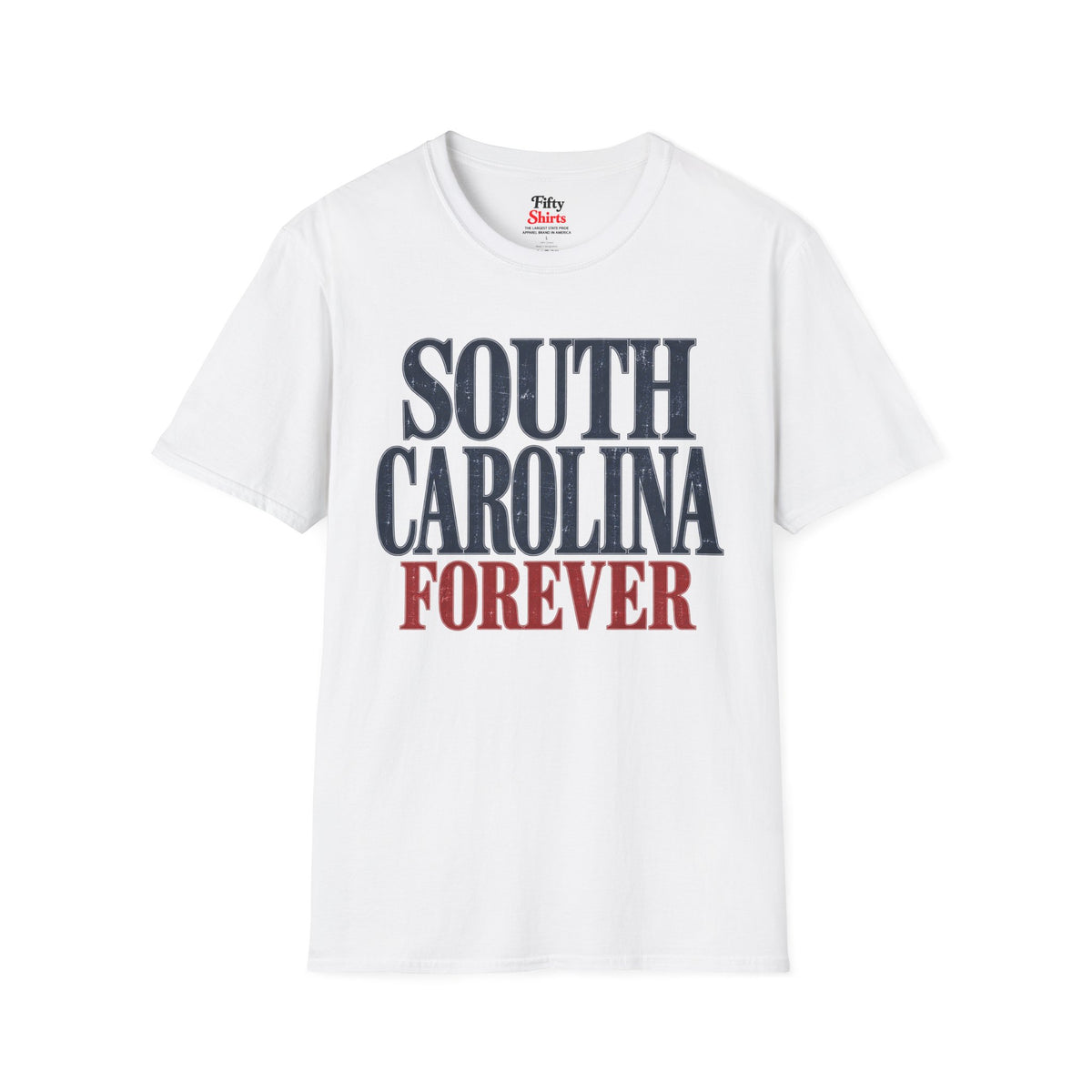 South Carolina Forever Unisex Softstyle T Shirt State Name Graphic Tee