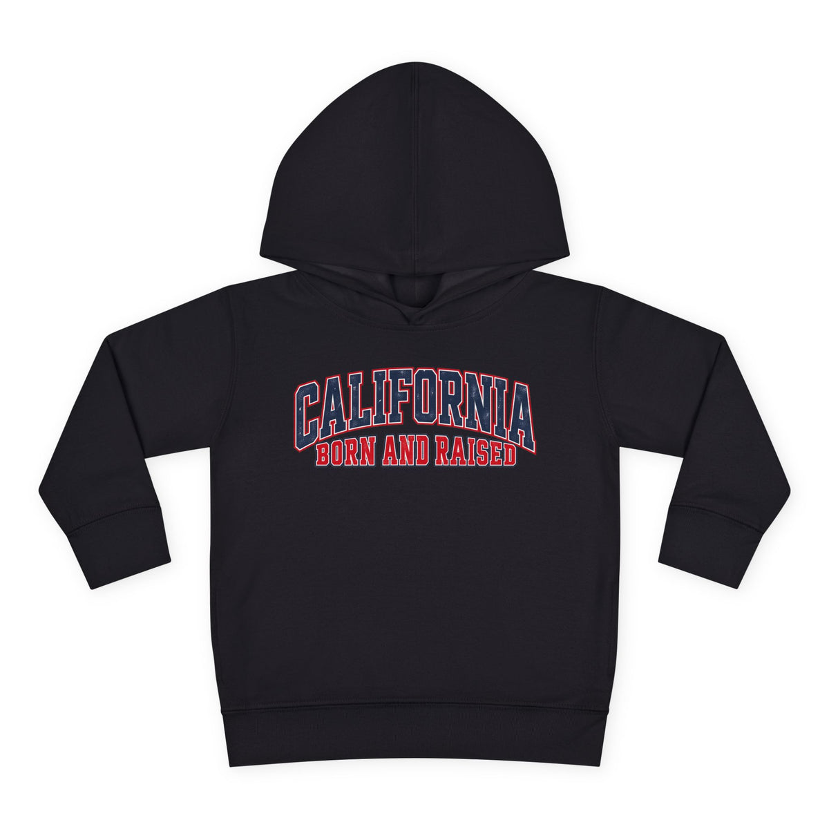 California Born and Raised Vintage Athletic Heritage Unisex Toddler Pullover Fleece Hoodie