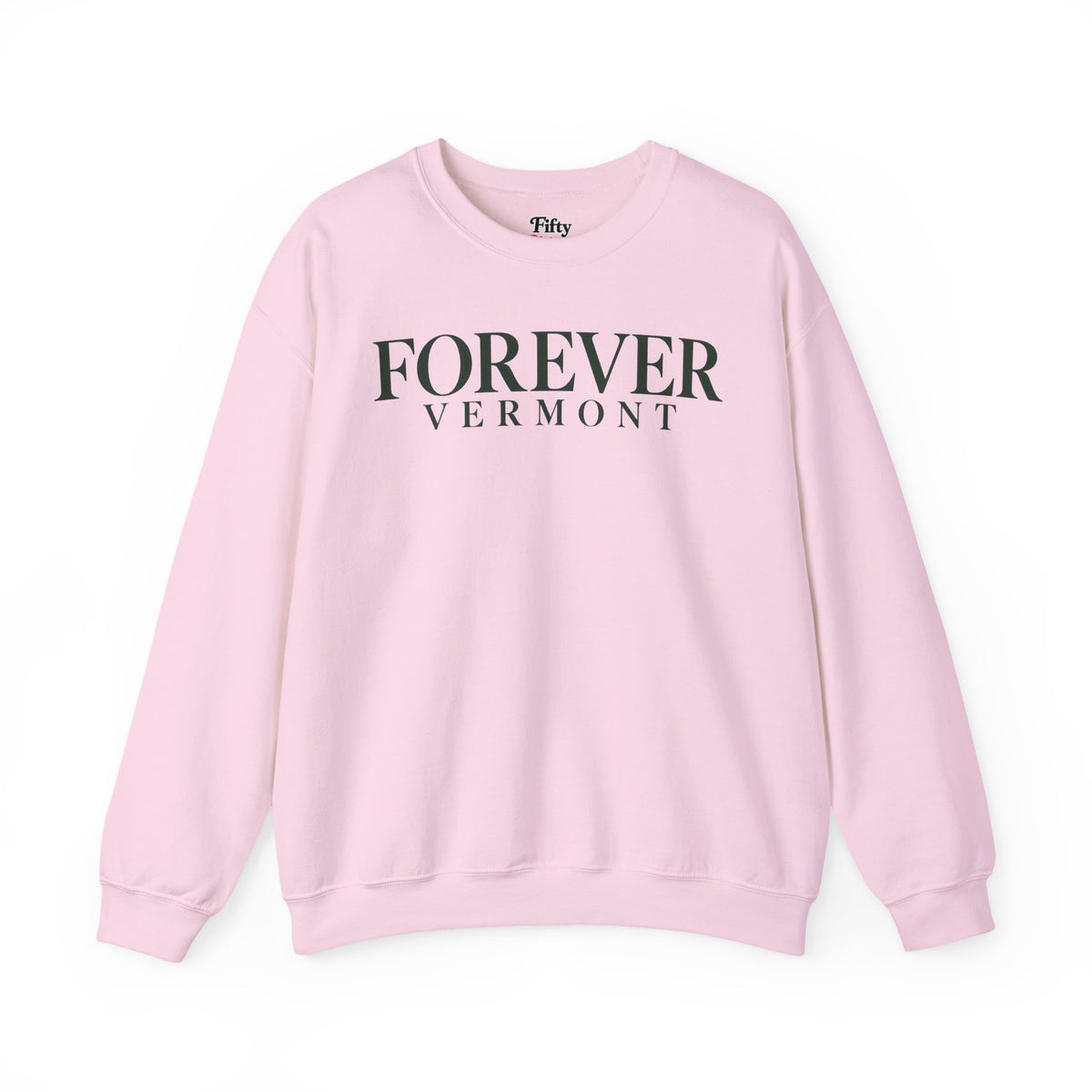 Forever Vermont Unisex Crewneck Sweatshirt State Name Graphic
