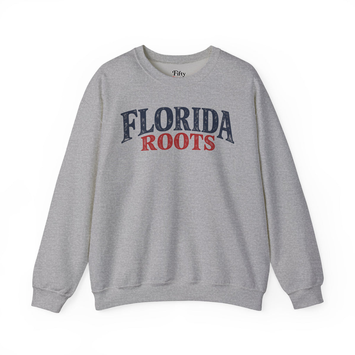 Florida Roots Unisex Crewneck Sweatshirt State Name Graphic