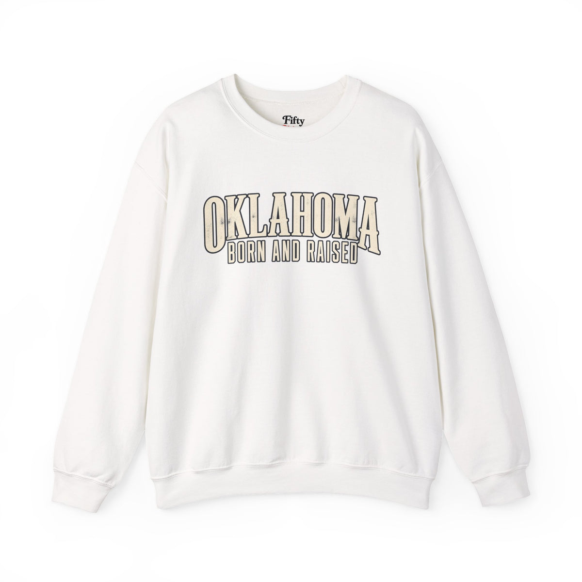 Oklahoma Born and Raised Premium Heritage Unisex Sweatshirt Graphic