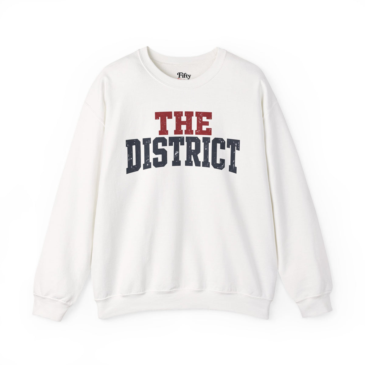 Washington DC The District Unisex Crewneck Sweatshirt State Name Graphic