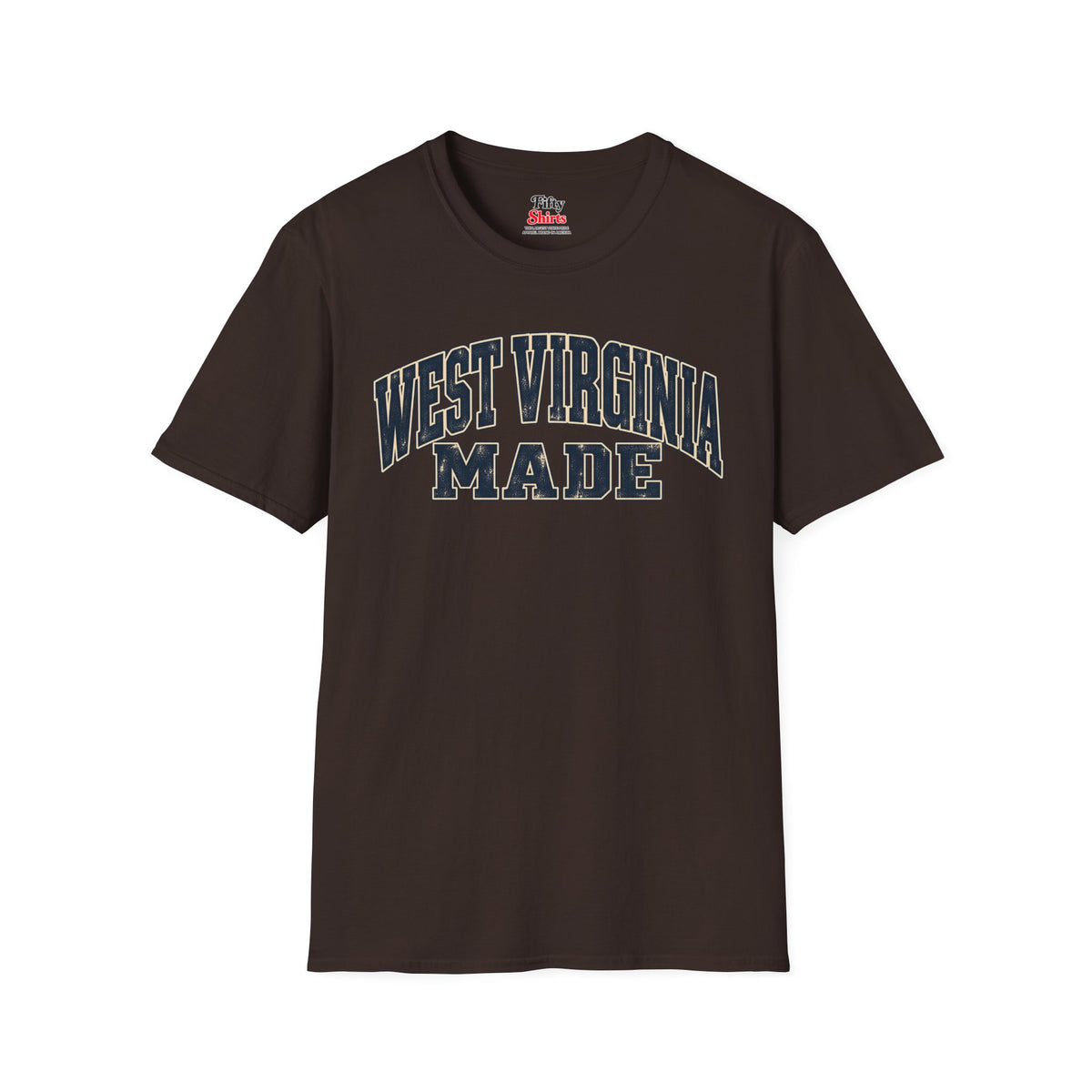 West Virginia Made Unisex Softstyle T Shirt State Name Graphic Tee