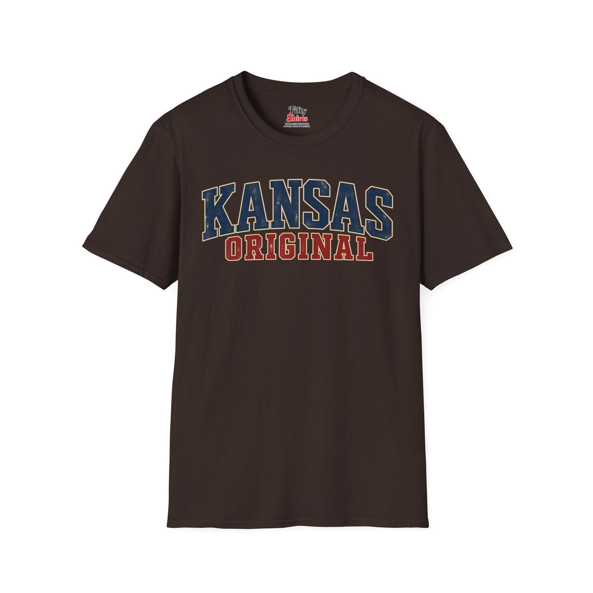 Kansas Original Unisex Softstyle T Shirt State Name Graphic Tee