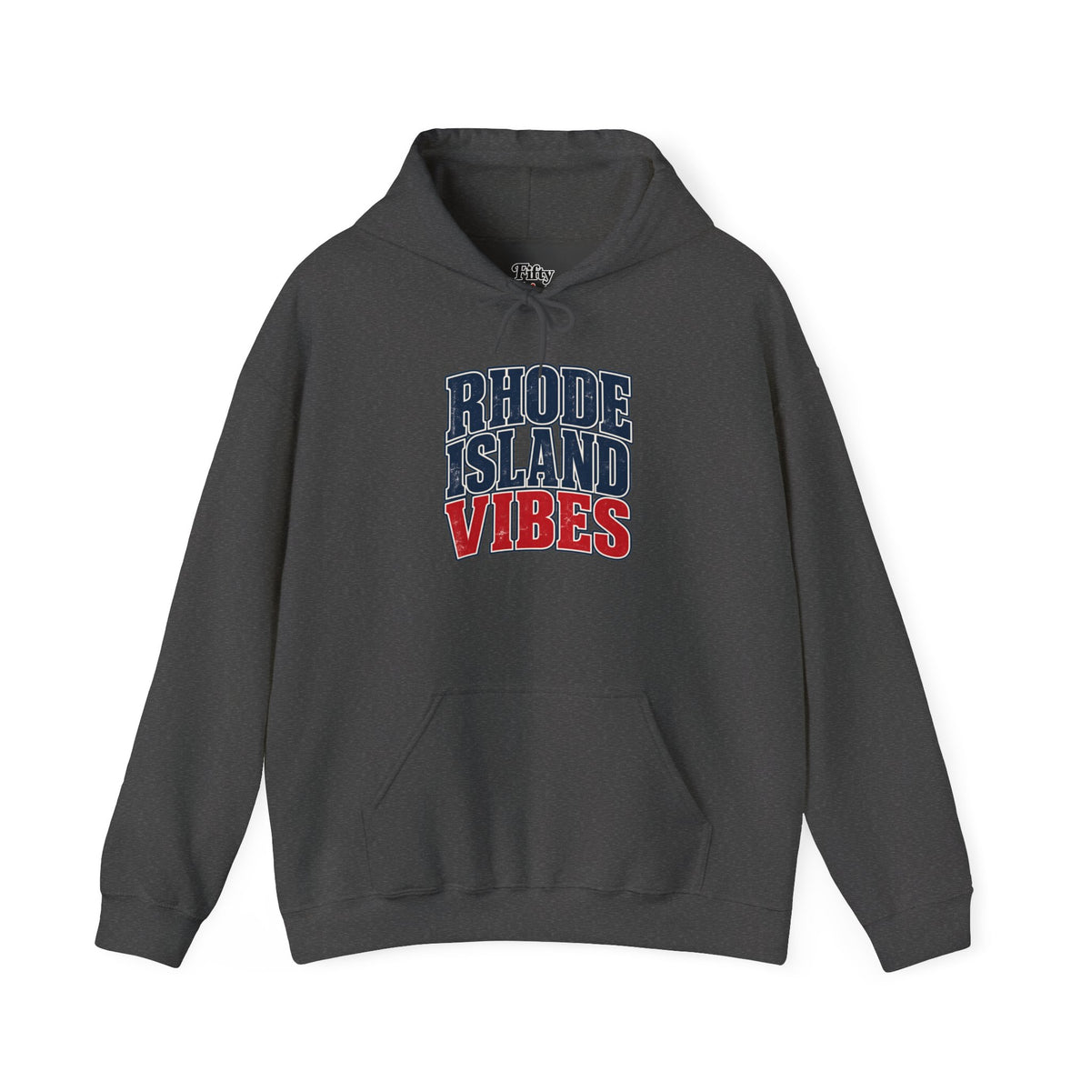 Rhode Island Vibes Unisex Hoodie State Name Graphic