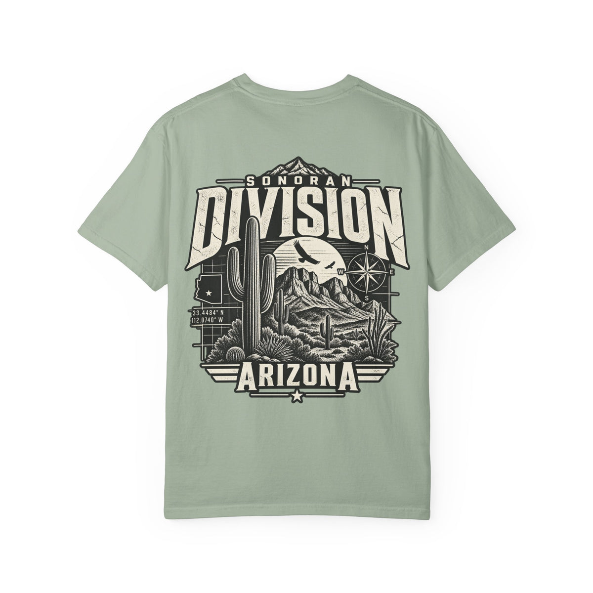 Arizona Sonoran Division Unisex Comfort Color 1717 Streetwear Graphic Tee