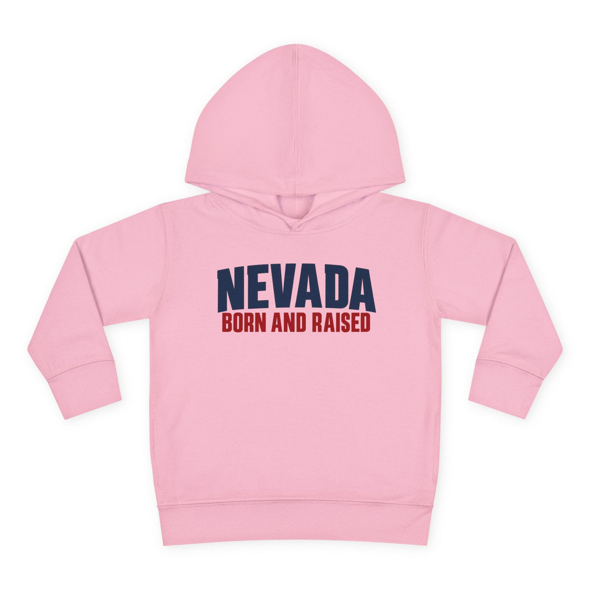 Nevada Born and Raised Minimal Heritage Unisex Toddler Pullover Fleece Hoodie